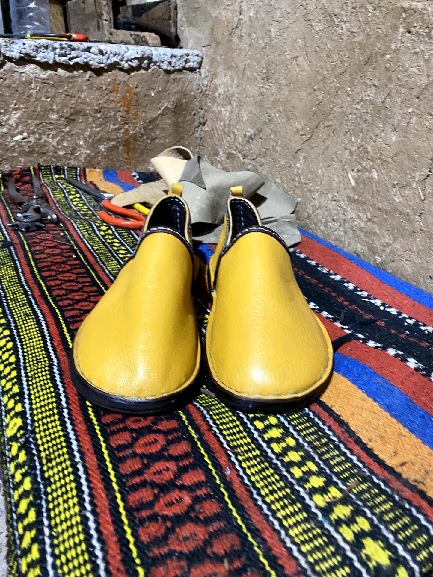 Custom Handmade Leather Shoes – Spirited Design, Leather Shoes, Berber Leather Shoes